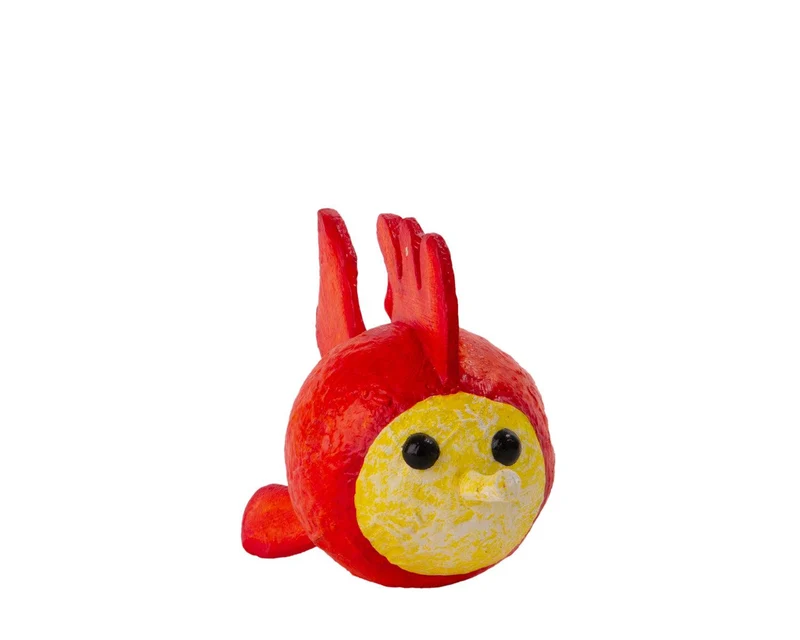 Kugelfisch Rudi – Handbemalte Deko-Figur aus Kaltschaum | 12-19cm