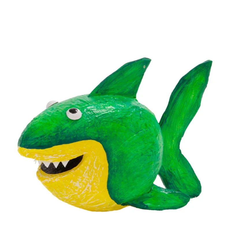 Großer Hai Harald – Handbemalte Deko-Figur aus Kaltschaum | 26cm