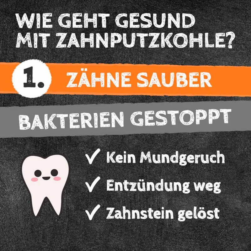 Zahnputzkohle, 80g