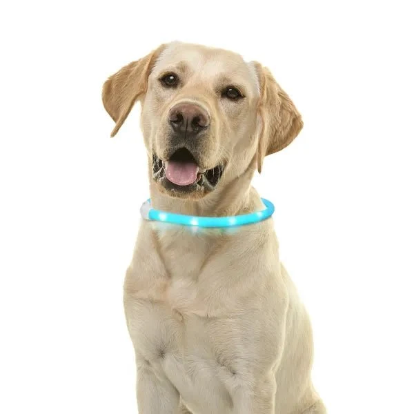 nobleza - Halsband LED Verstellbar - Silikon