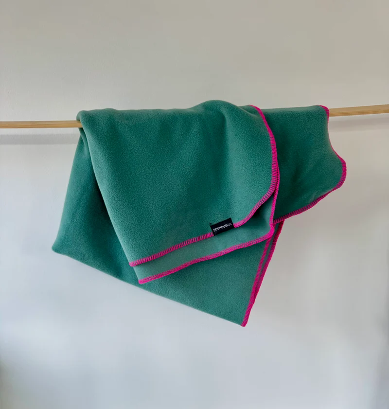 Hundedecke aus Polarfleece | Salbei-Pink