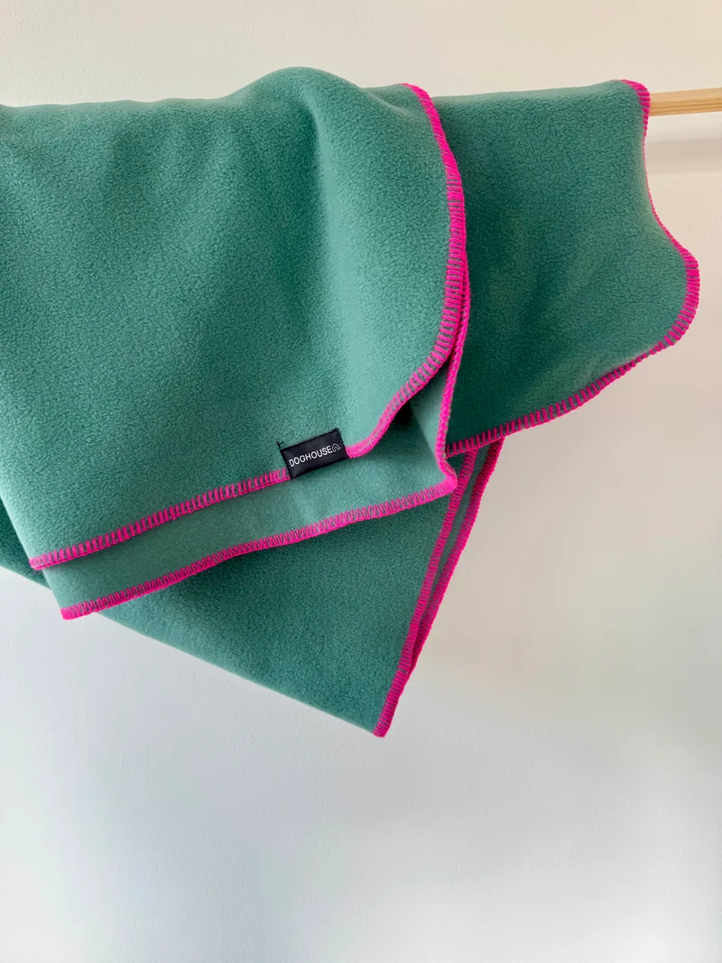 Hundedecke aus Polarfleece | Salbei-Pink