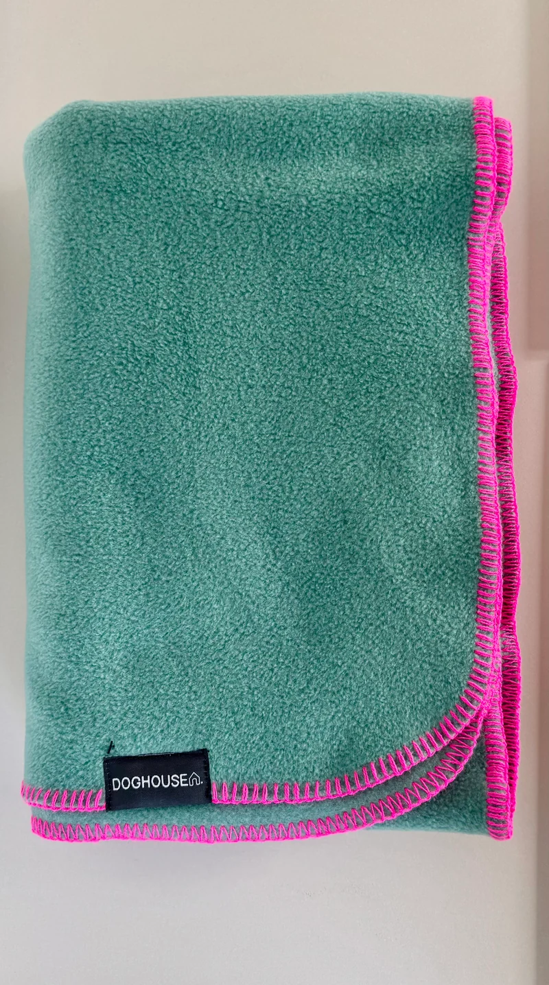Hundedecke aus Polarfleece | Salbei-Pink