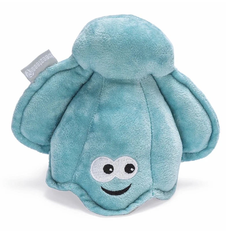Beeztees Plüsch-Hundespielzeug - Muschel mit Perle - Versteckspiel ohne Squeaker