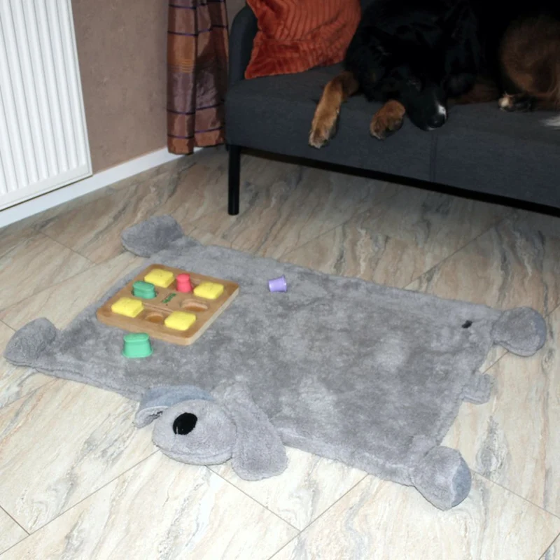 Nobby Kuschelmatte DOGGY - Spielmatte Schutzdecke Schlafplatz Hundematte - grau