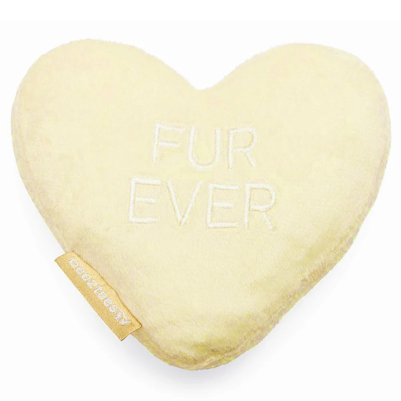 Beeztees Plüsch-Hundespielzeug - Herzchen - 12 cm - Kuscheltier Plüschspielzeug