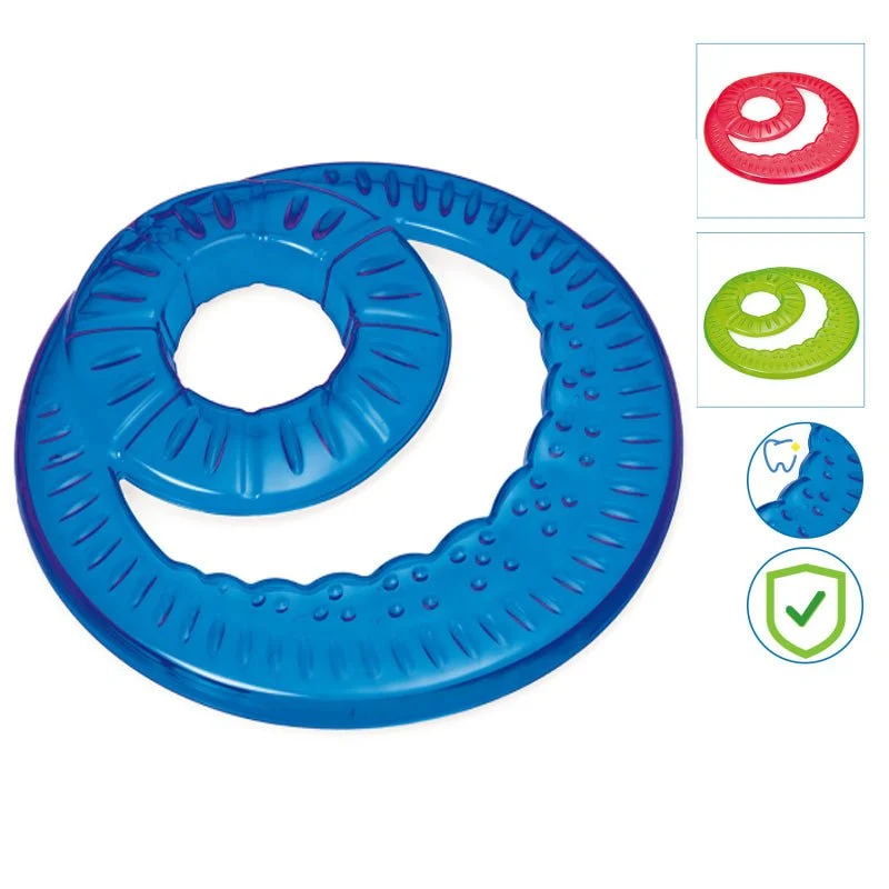 nobleza - Beißfeste Hundefrisbee Modern für Hunde - Wurfscheibe - Wurfspielzeug