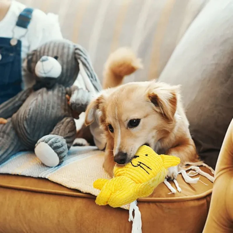nobleza - Plüsch-Hundespielzeug – Kuscheliges Spielzeug für Hunde