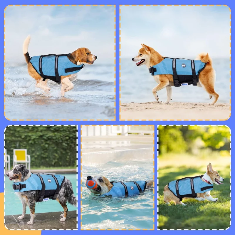 nobleza - Hunde Schwimmweste - Wasserdichte Hundeweste