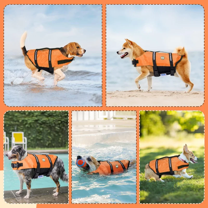 nobleza - Hunde Schwimmweste - Wasserdichte Hundeweste