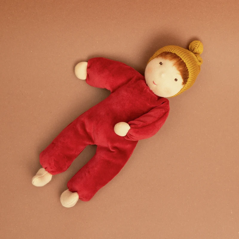 Waldorfpuppe Nana rubin - 35 cm