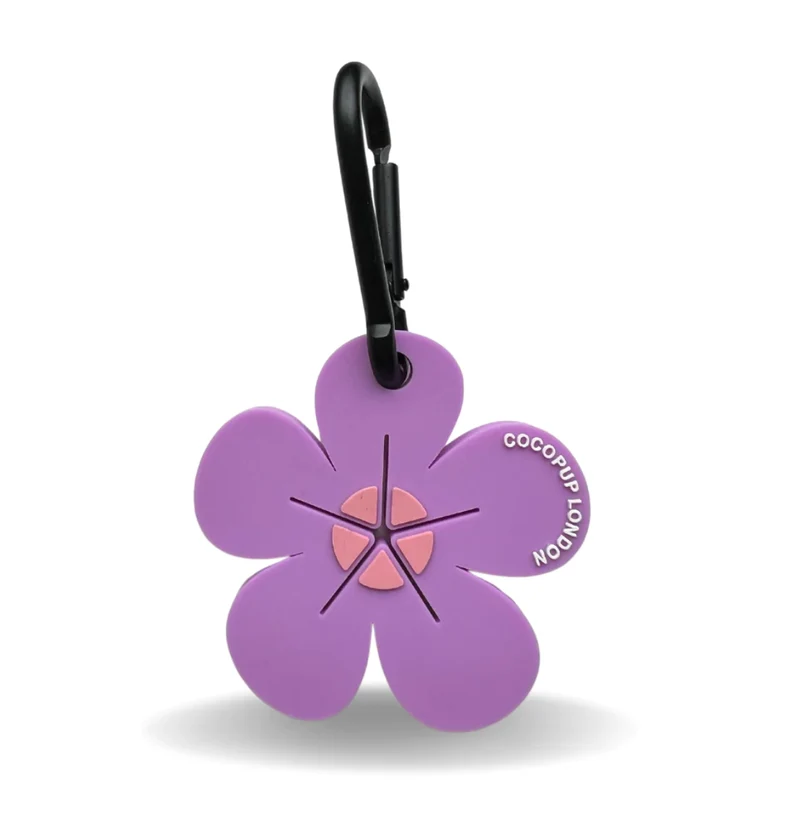 Kotbeutelhalter | Pastellfarbene Blume