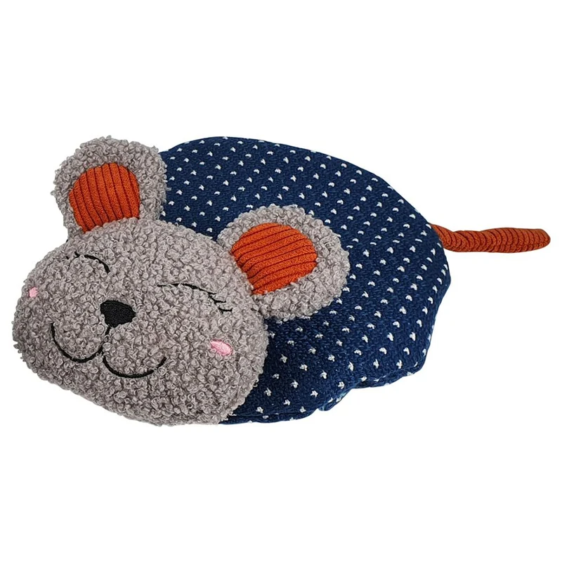 Nobby Katzenspielzeug - Plüsch-Kissen Maus - mit Catnip und Buchweizenspelz