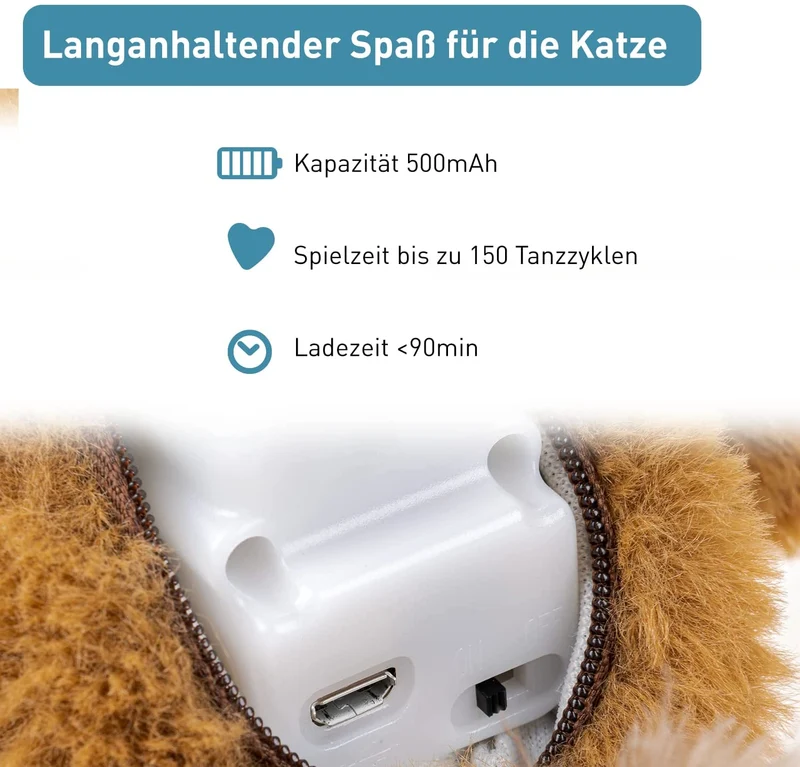 PetTec interaktives Plüschtier für Katzen - Hummer