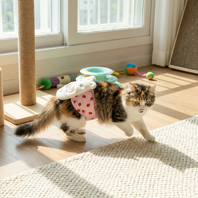 Interaktives Fernbedienungs Katzenspielzeug mit Beweglichem Schwanz und Verspielter Bewegung