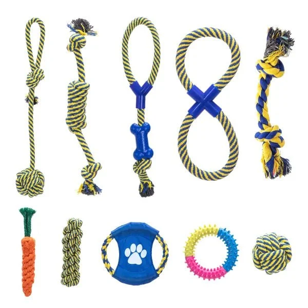 nobleza - 10-teiliges Hundespielzeug-Set