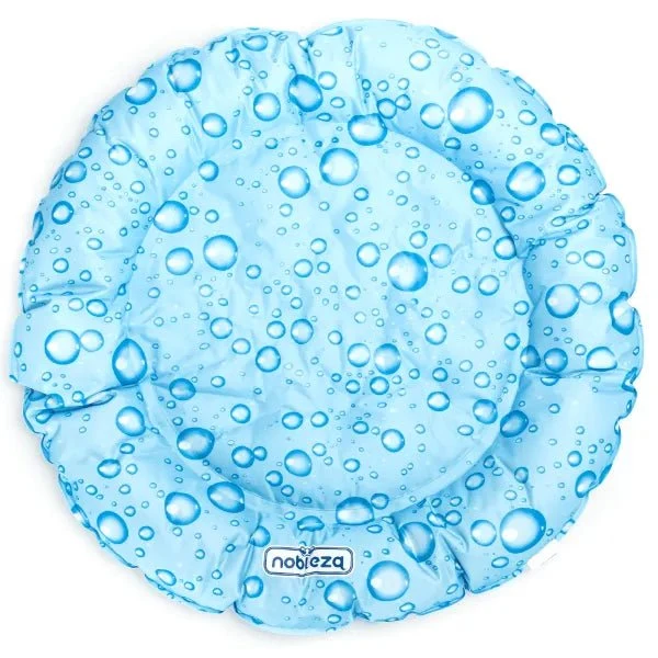 nobleza - Kühlbett Print - Wassertropfen - Rund