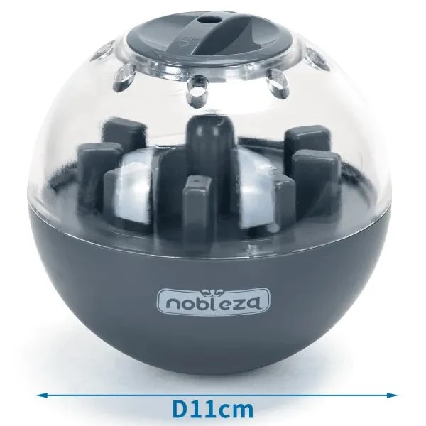 nobleza - Spielzeugball für Hundeleckerlis, 11 cm - Grau