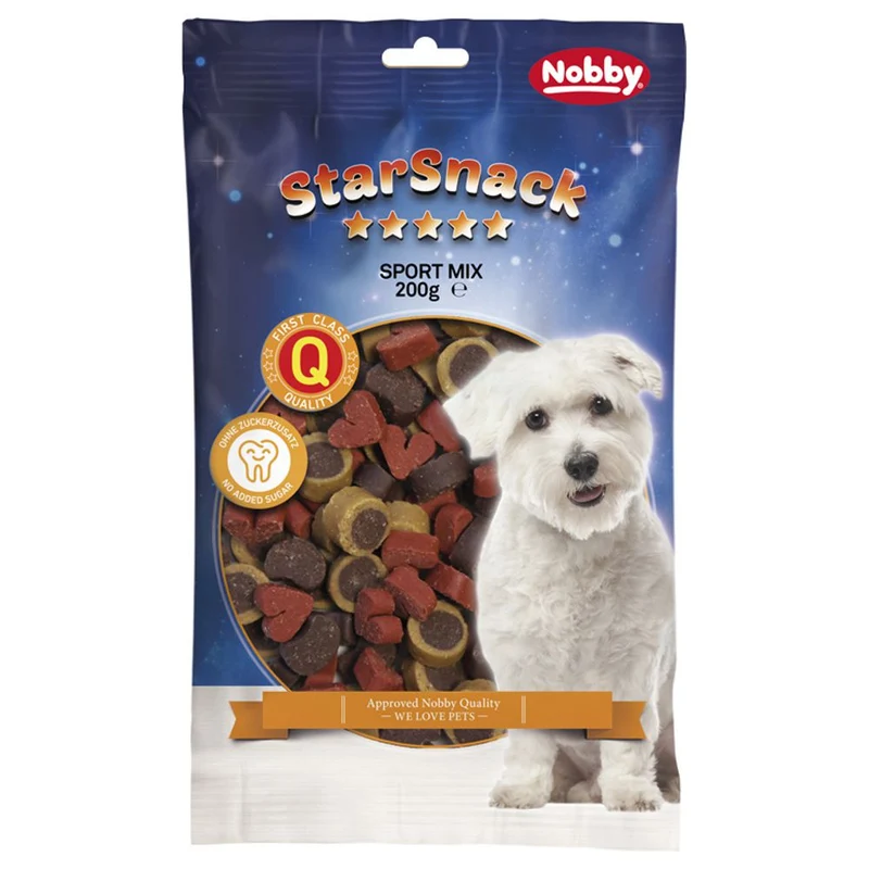 Nobby StarSnack SPORT MIX - 200 g - weiche Leckerli - Soft-Snacks - Hundesnacks