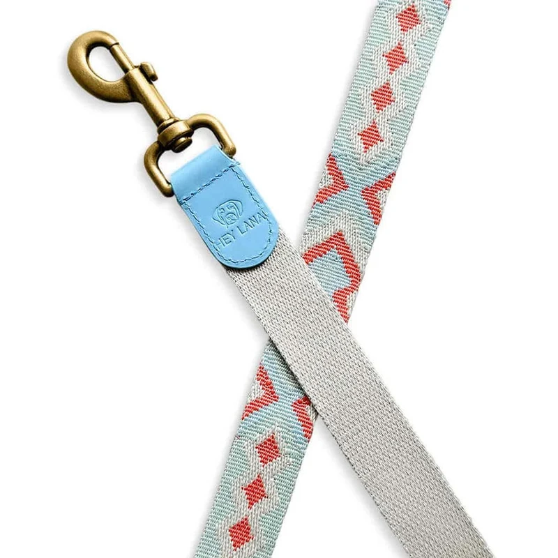 Hundeführleine, Coral/Blau
