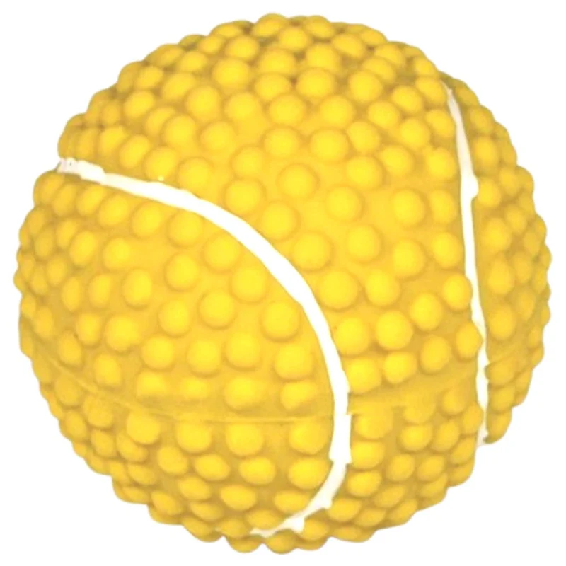 Nobby Latex Tennisball - 6,5 cm - Hundespielzeug Noppenball Wurfspiel Gummiball