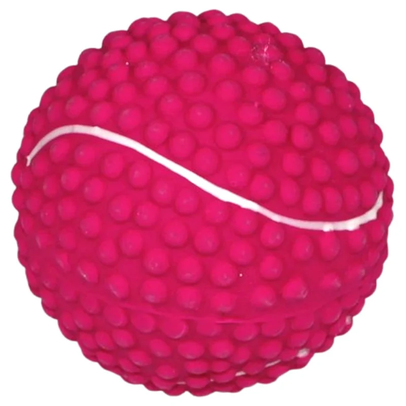 Nobby Latex Tennisball - 6,5 cm - Hundespielzeug Noppenball Wurfspiel Gummiball