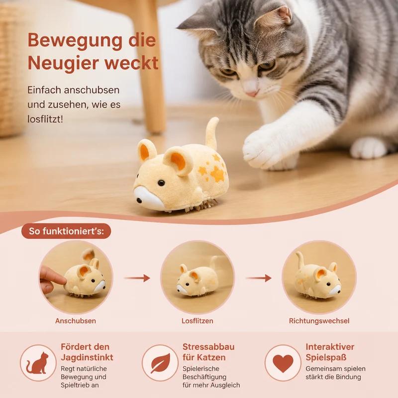 Interaktiver Hamster Indoor Katzenspielzeug