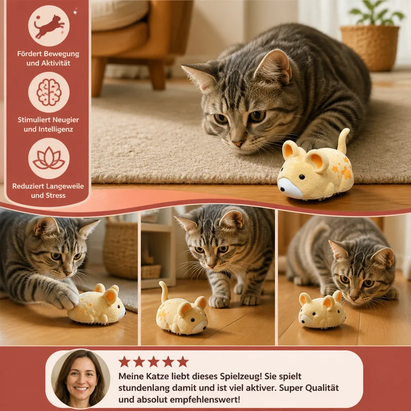 Interaktiver Hamster Indoor Katzenspielzeug