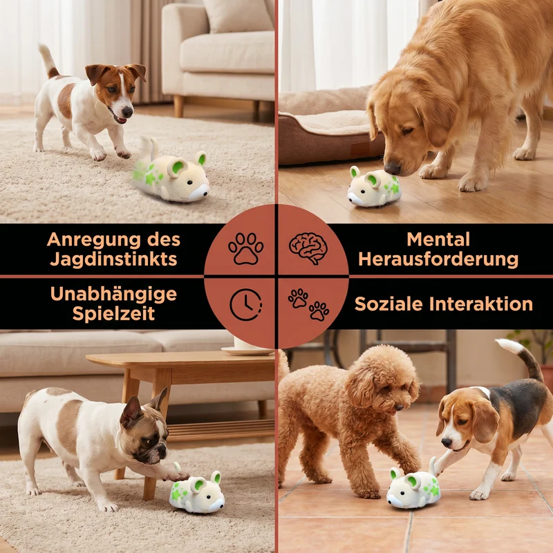 Interaktiver Hamster Indoor Hundespielzeug