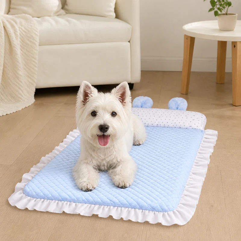 Kühlendes Hundebett für heiße Tage – weich, waschbar & bequem