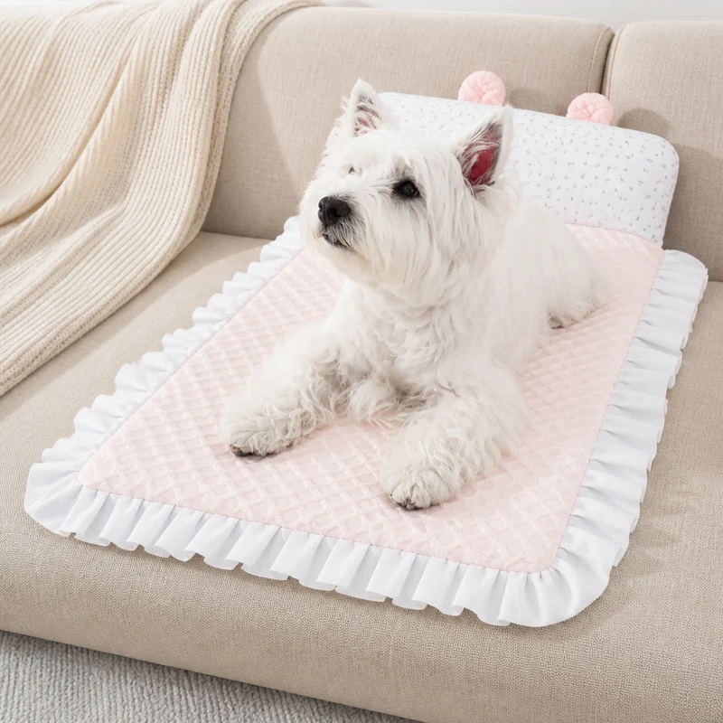 Kühlendes Hundebett für heiße Tage – weich, waschbar & bequem
