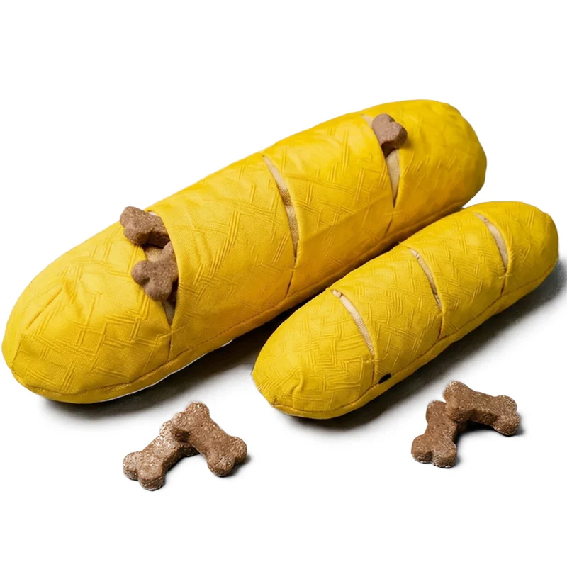 Hundespielzeug Baguette