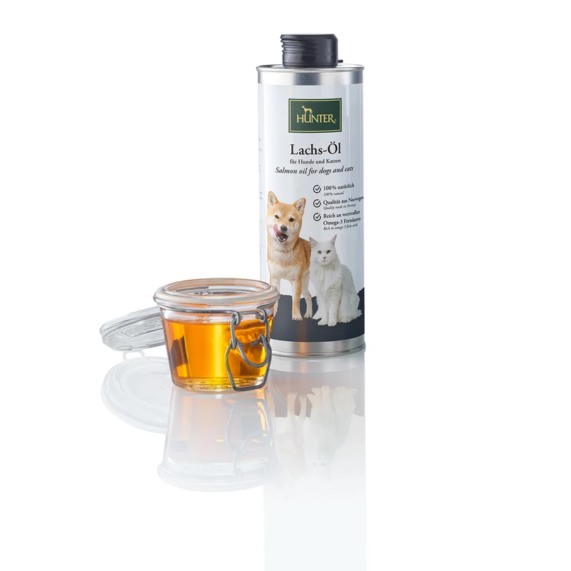 Lachs-Öl für Hunde und Katzen