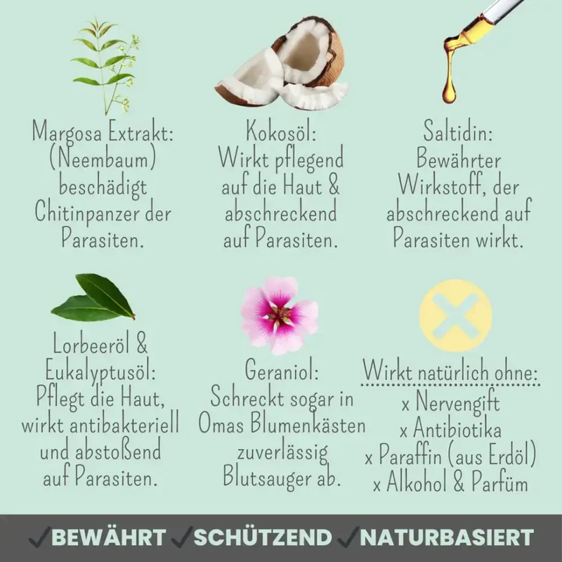 Zeckenspray für Hunde | Natürlicher Schutz mit Salidrin