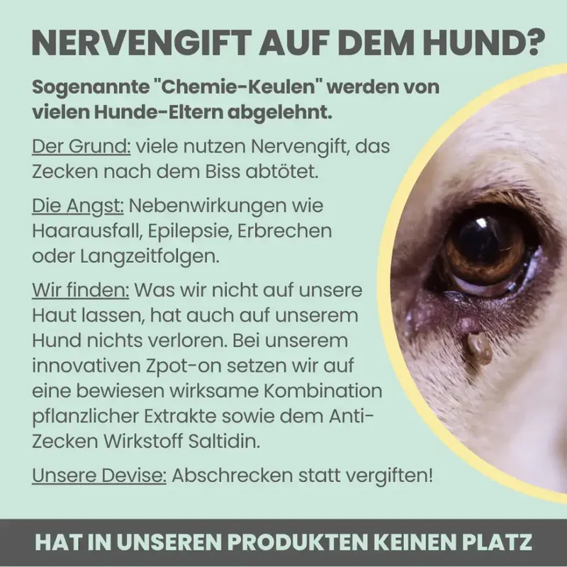 Zpot-on für Hunde | gegen Zecken, Flöhe, Milben & Mücken