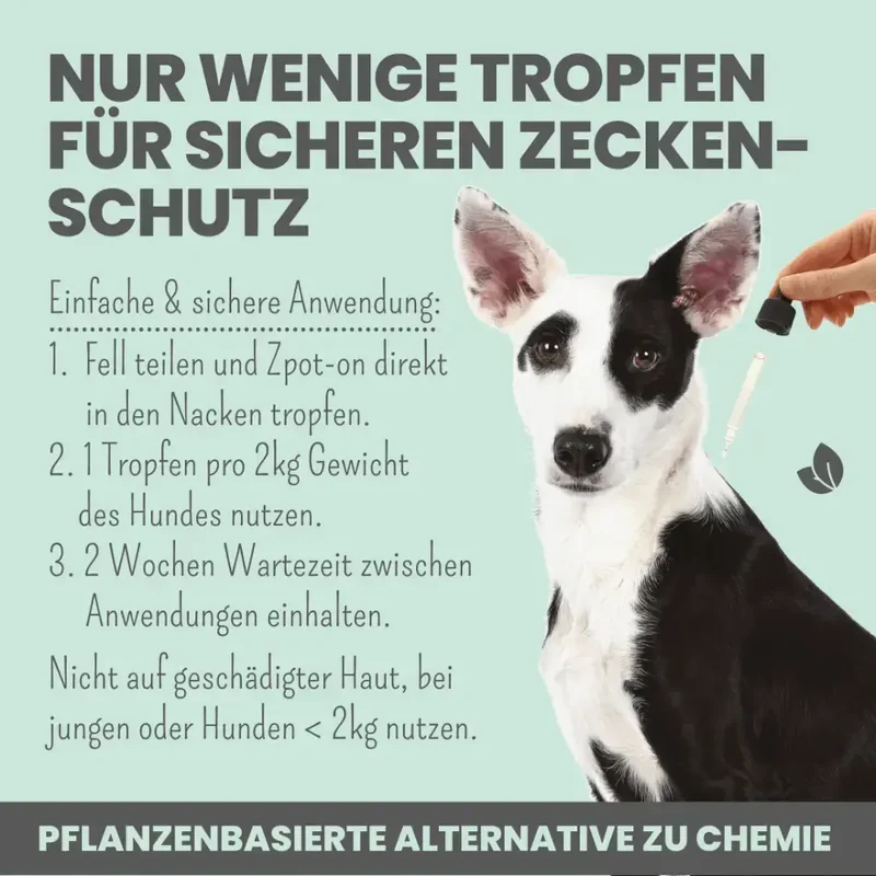 Zpot-on für Hunde | gegen Zecken, Flöhe, Milben & Mücken