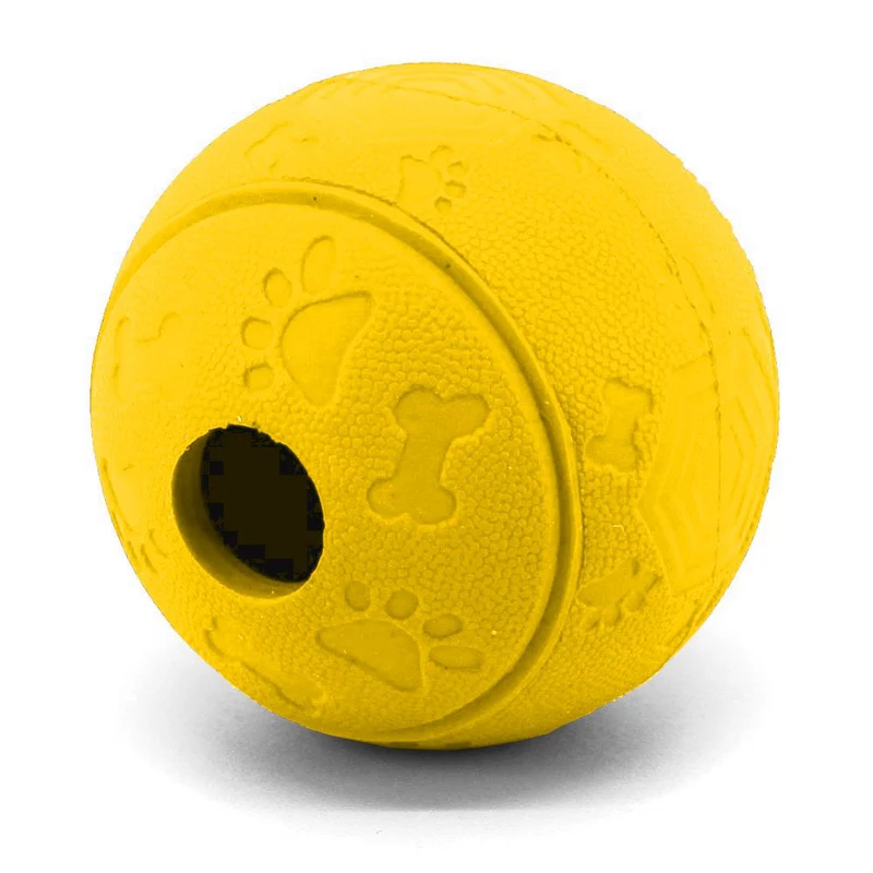 Nobby Gummi Snackball - 6,5 cm - Beschäftigungsball Futterball - Snack Leckerli