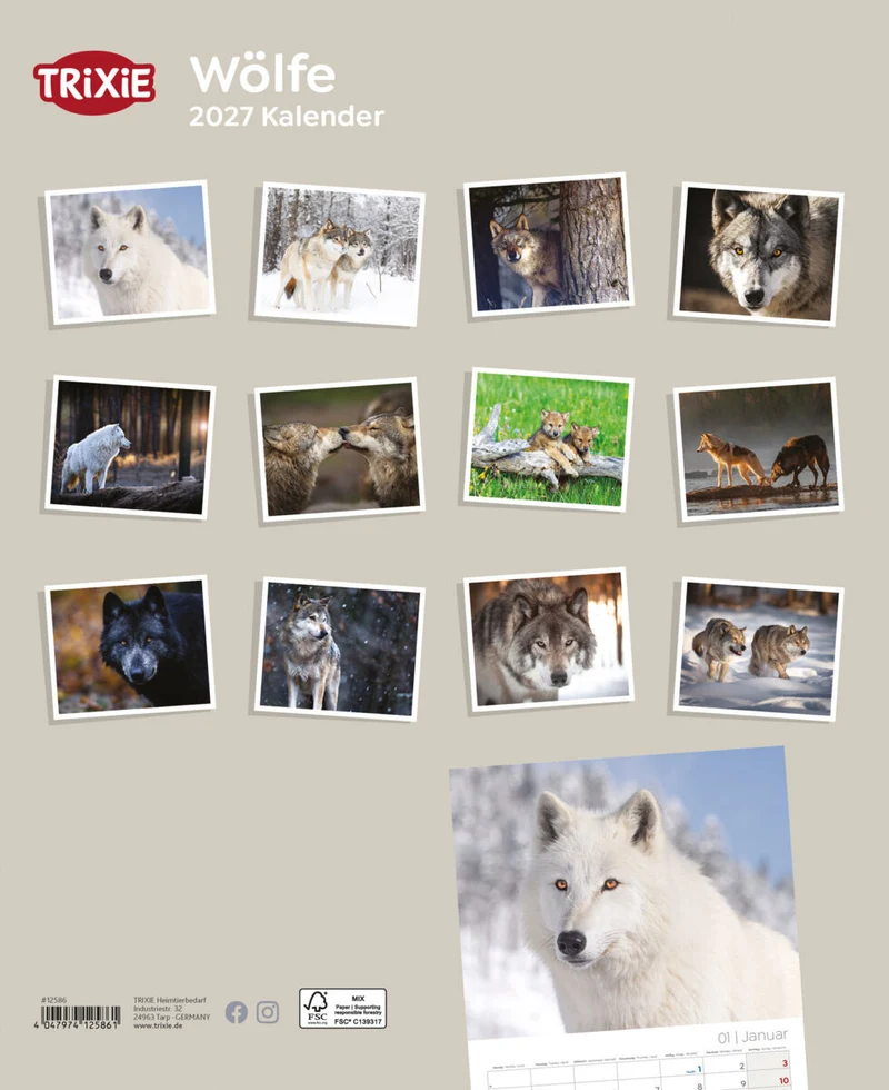 Kalender Wölfe