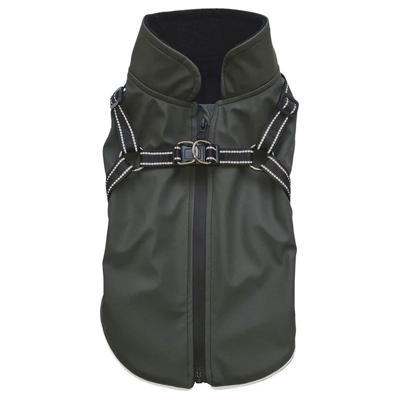 Nobby Regenmantel ANTEKA 2 in 1 - mit Geschirr - Hundemantel Hundejacke