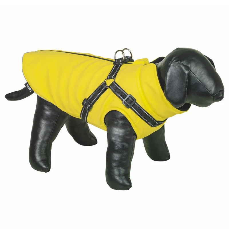 Nobby Regenmantel ANTEKA 2 in 1 - mit Geschirr - Hundemantel Hundejacke