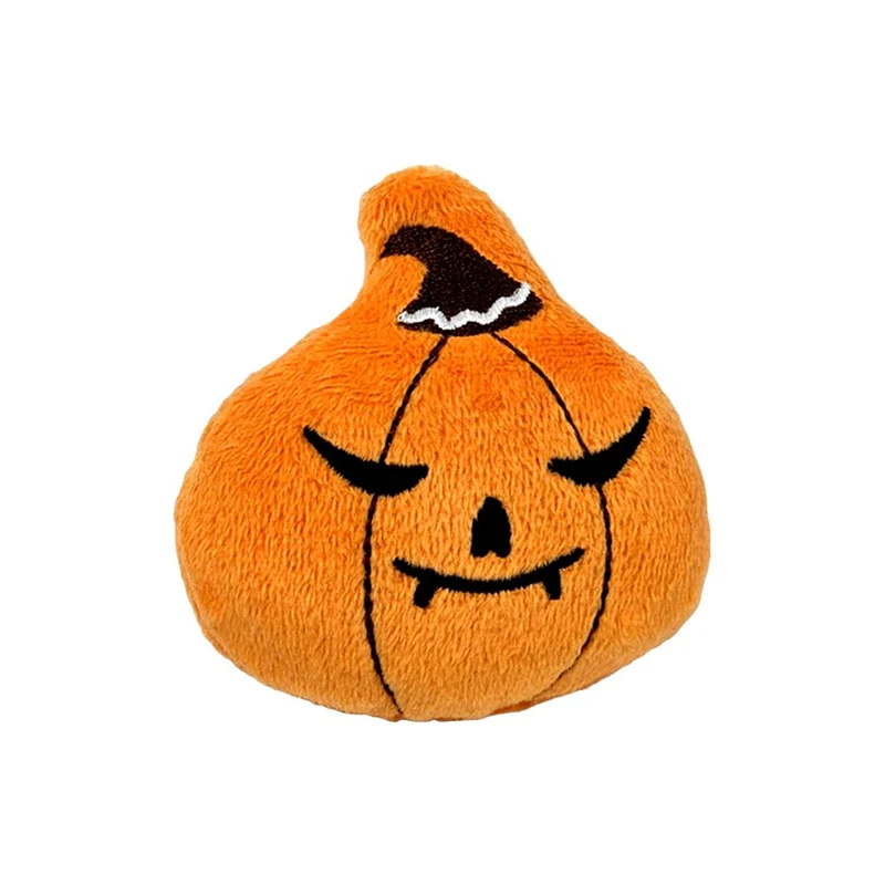 Nobby HALLOWEEN Plüsch-Katzenspielzeug 2er-Set - Spinne & Kürbis - Jagdspielzeug