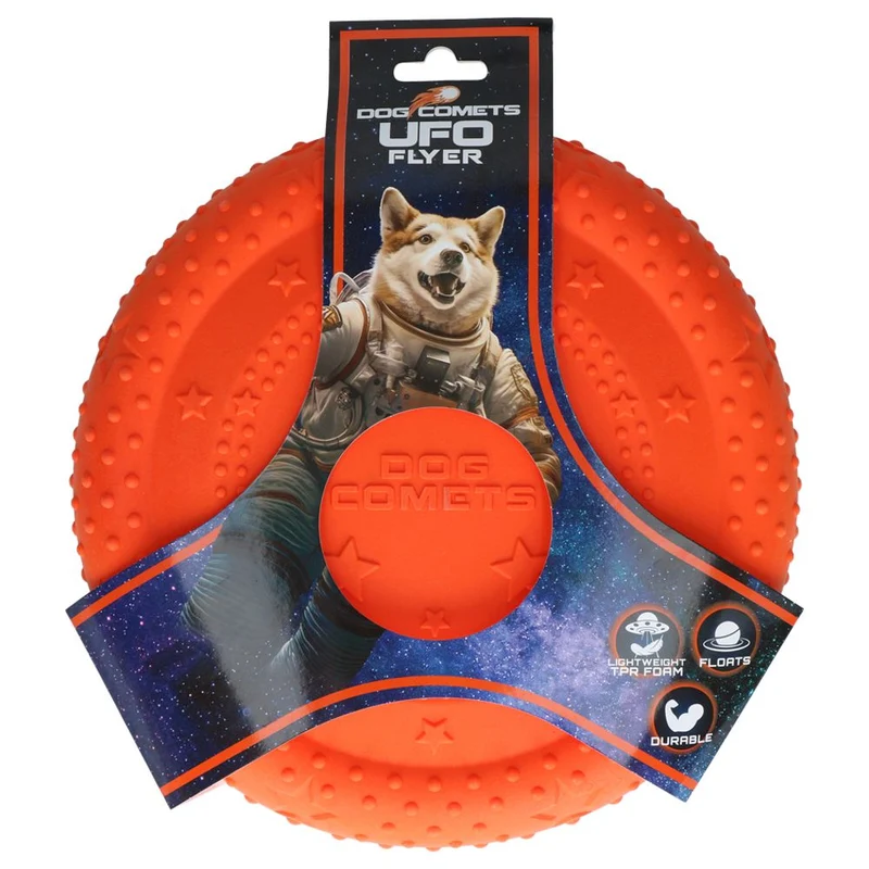 Dog Comets UFO FLYER - Wurfscheibe - Ø 24 cm - Apportierspielzeug - schwimmt