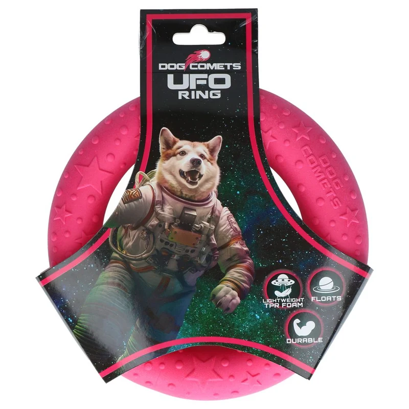 Dog Comets UFO RING - Ø 19 cm - Apportierspielzeug - Hundespielzeug - schwimmt