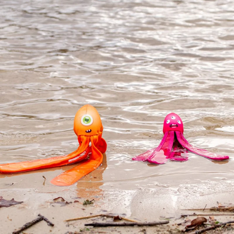 Dog Comets ALIEN OCTO - Oktopus - Apportierspielzeug mit Squeaker Knisterfolie