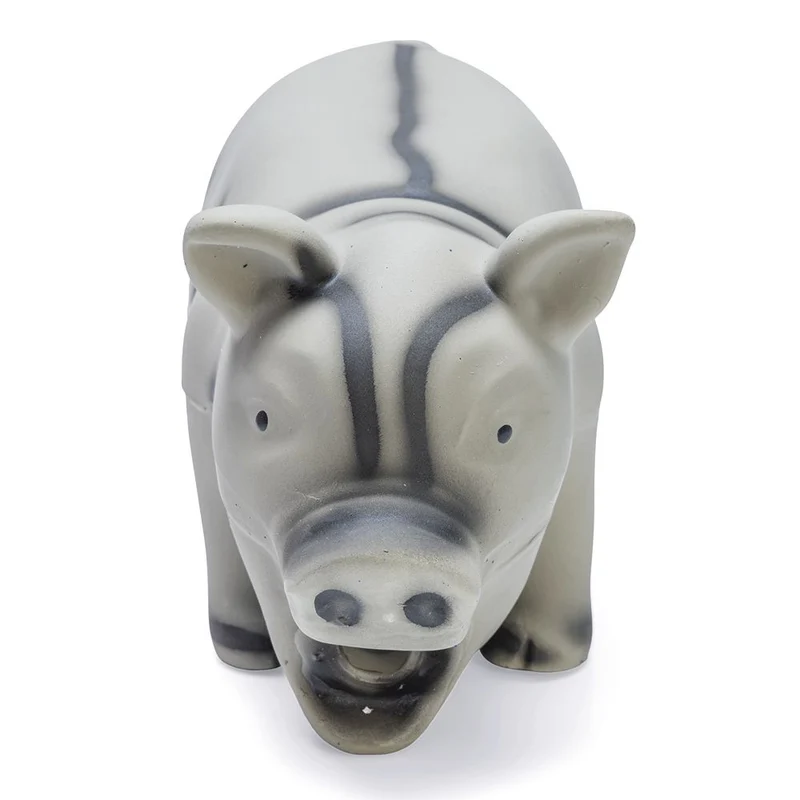 Karlie Latex Hundespielzeug Schwein - 21 cm - grunzt Apportierspielzeug Squeaker