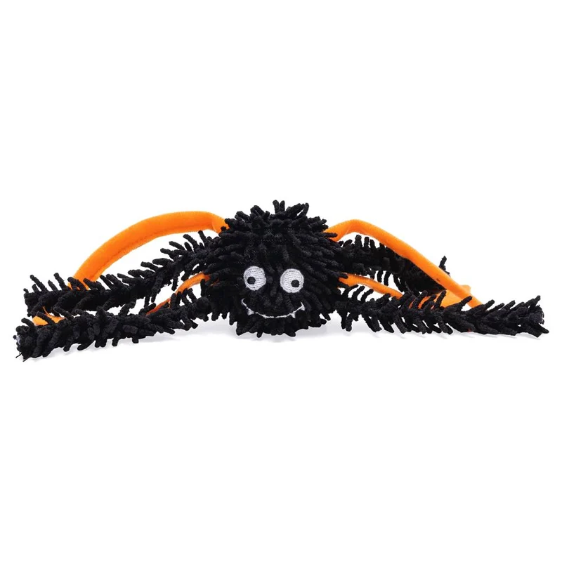 Beeztees HALLOWEEN Plüsch-Katzenspielzeug Spinne - 25 cm - Jagdspielzeug
