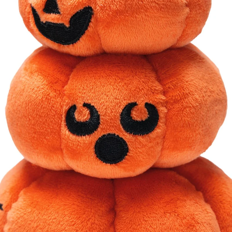 Beeztees HALLOWEEN Plüsch-Hundespielzeug Kürbis - Kuscheltier Squeaker Seil