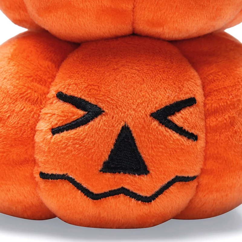 Beeztees HALLOWEEN Plüsch-Hundespielzeug Kürbis - Kuscheltier Squeaker Seil