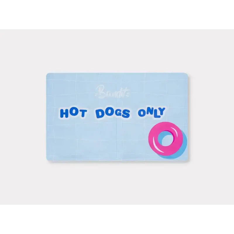 Kühlmatte „Hot Dogs Only“ | Für heiße Pfoten