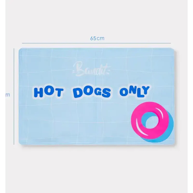 Kühlmatte „Hot Dogs Only“ | Für heiße Pfoten